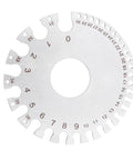 Stainless Steel Wire Diameter Gauge 0-36 Inch for copper, brass, and other non-ferrous metals with easy-read engraved scale.