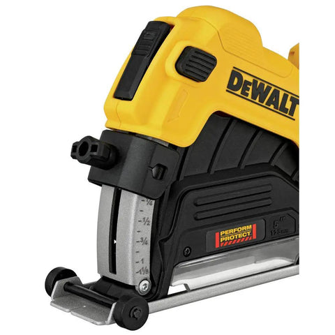 Heavy Duty Angle Grinder Dust Shroud Fits Four Half Inch Through Five Inch Models With Adjustable Shoe And Plunge Cut Build for precise cuts.