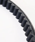 Close-up of toothed edge on Beefed Up 3 Piece Drive Belt Kit For Go Karts And Mini Bikes Fits 212cc 196cc 5 To 7hp Engines