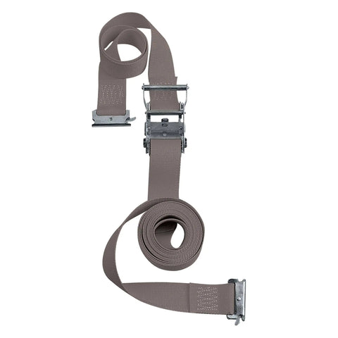 2 Inch By 16 Foot E Track Ratchet Tie Down Strap For E Track Systems, heavy duty strap for trucks, trailers, vans, and garages.