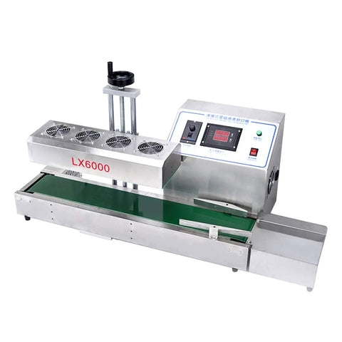 Continuous Induction Bottle Cap Sealer Machine Electromagnetic Seal Seals 20 To 80 Mm Caps 220V durable design LX6000