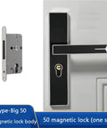 Interior Door Handle Lock Security Anti Theft Modern Bedroom Wooden Door Lock With Key And Magnetic Hardware Accessories