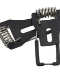 Guifeng 10PCS Black Cold Rolled Steel Metal Recessed Spotlight Spring Bracket Lighting Fittings close-up of spring clips.