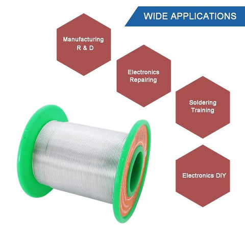 Unleaded Electronics Solder Wire 1.2mm 200g With Rosin Flux Core For Quick, Easy Flow Soldering, Sn99 Ag0.3 Cu0.7