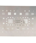 Tin Reballing Stencil for A54 and A536 Series, Precise Positioning, Half Engraving Workflow, Fast Tin Plating Speed, Durable Mechanical Components, Pro DIY Friendly, Easy Setup for CPU Reballing Tasks, metal stencil