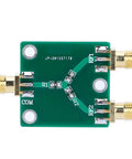 Killer RF Power Divider and 2 Way Power Splitter Module with DC to 5GHz Frequency Range, green PCB, SMA connectors.