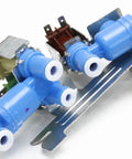 Water Inlet Valve 242252702 Replacement For Refrigerators, OEM Factory Original, blue valve with metal bracket