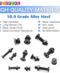 510 Piece Metric M3 M4 M5 Alloy Steel Socket Cap Screws And Nuts Kit with Hex Head Bolts and Black Oxide Finish
