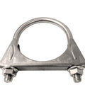 Heavy Duty 2.5 Inch Muffler Exhaust Clamp Stainless Steel U Bolt For 2.5 Inch Pipes, Clamp On Tip Pipes Connection, Beefy Yet Reliable Automotive Clamp Built From T201 Stainless