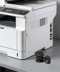 Solid 4 Piece 3d Printer Anti Vibration Feet Pads Rock Solid Rubber Shock Absorbers stop jittery prints near a printer.