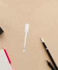 Fountain Pen Flusher Kit With Precise Nib Flush Pipette For Ink Removal And Cleaning shown with pen and notebook