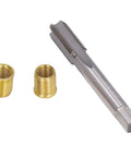 Thread Repair Kit With M14 X 1.25 High Speed Steel Tap And M12 X 1.25 Stainless Inserts shown with tools for thread restoration