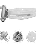 Heavy Duty Stainless Steel Truck Door Hinge For Trailer And Box Truck, Easy Install, High Load Capacity, Universal Fit For Long Hauls And Marine Use, Tough As Nails Gate And Side Door Hinges, Low Maintenance, stainless steel hinge close-up