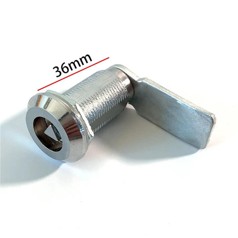 Zinc Alloy Quarter Turn Cam Lock Latch Kit With Key For Electrical Cabinets Doors Built Tough Ms70536 Heavy Duty, 36mm