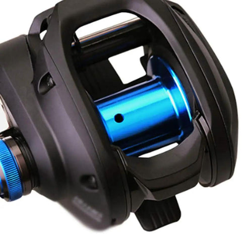Long Distance Casting Fishing Reel With Electronic Braking System Left Handed Handle Freshwater Outdoor Gear