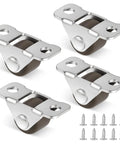 Heavy Duty Non Swivel Drawer Caster Wheels 0.5 Inch Low Profile Set Of Four With Rigid Steel Frame For Under Bed Storage Home Furniture Mobility Made Easy Includes 10 Screws Brown