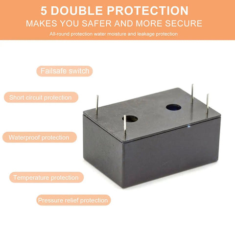 Top Shelf 12V DC Power Supply 2 Watt Slick Compact Industrial Adapter with UL Certified build and Class II isolation.