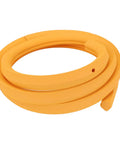 Product image: Tubeless Tire Insert For 25 32c Outer Tires Ultra Lightweight EVA Puncture Proof Bike Inner Tube Vibration Dampener And Rim Protector Liner For Smooth Flat Free Rides. Coiled yellow EVA insert.