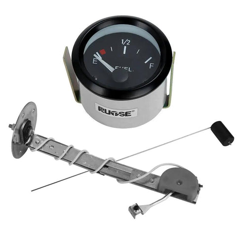 Stainless Steel Boat Fuel Sender Unit And Water Level Sensor 6 Inch Tank Gauge for boats, cars, trucks, RVs visible with all components.