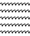 Top Shelf Brake Bleeder Screw Caps And Rubber Dust Covers With Keeper Designed For Hassle Free Auto Service On Trucks Cars And Bikes Fifty Pack Of Durable Heat Resistant Seals Keeps Dirt Out For Reliable Smooth Rides All Year Long, black rubber dust covers arranged in rows.