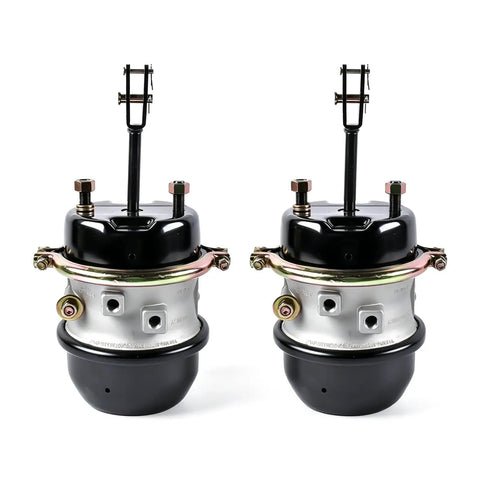 Two Pack Type 30 By 30 Beefed-Up Air Brake Chamber With Welded Clevis Three Inch Stroke Replacement For Haldex GC3030LCW Bendix NT3030ELS-WC