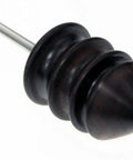 Pointed Tip Leather Burnishing Tool For Sharp Edges Ebony Edge Burnisher and Slicker Set for leathercraft, pointed ebony piece