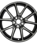 Just Dropped Some Freshly Reconditioned Oem Wheels For Tesla Model 3 Y Aero Fitment Direct Bolt On Compatible For Years 2017 Through 2020 18-inch charcoal steel rim