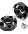 Built Tough Plug And Play 1.5 Inch Hubcentric Wheel Spacers Fit Jeep Wrangler Jk Jku And Grand Cherokee Wk 5x127 Pattern forged 6061 aluminum 4pc matte black set with bolts