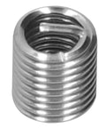 Close-up of a 100 Pack M6 X 1 Thread Repair Inserts Stainless Steel Metric Thread Sleeves for Damaged Holes, Easy Install