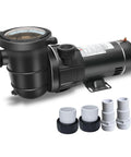 Above Ground Pool Pump 1.5HP 115V With On Off Switch, 4920 GPH, Includes 1.25 Inch Hose Adapter And 1.5 Inch Pipe Fittings, DoE CEC Approved