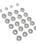 One Eighth Scale RC Ball Bearing Set For Beefed-Up High-Performance Cars Precision Steel Bearings For Smooth Spin And Low Friction