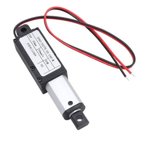Compact 24V Electric Linear Actuator With Tiny 20mm Stroke And Nifty 20N Thrust for automation and small projects.