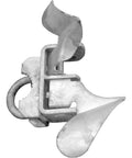 Heavy Duty Galvanized Butterfly Gate Latch Fits Chain Link Fence Frame And Post With Zero Hassle Setup Secure Your Yard Tight Using Premium Steel Hardware Case Of Twenty Five Pieces close-up view showing latch mechanism.