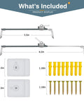 Hella Secure TV Anti Tip Anchors For Baby Proofing Lock Down Flat Screens Straight Up Hassle Free Hardware Stainless Steel components