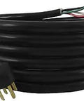36 Foot 50 Amp RV And Generator Power Cord With Male Plug To Bare Wire Built To Last Heavy Duty All Weather UL Listed Copper 6/3 8/1 STW Cable