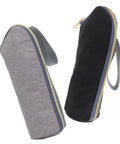 Legit Gotta Have 2 Piece Insulated Baby Bottle Carrier Tote With Stroller Hook, Portable nursing milk warmer bags in gray and black.