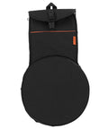 Yo Drummer Grab This Flat Out Tough Oxford Carrier Bag For Snare And Practice Pads Keeps Your Gear Locked Down And Ready For The Next Local Jam Session, heavy duty black bag with padded round base and top flap.