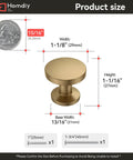 10 Pack Champagne Bronze Cabinet Knobs Round Dresser Drawer Knobs And Champagne Bronze Cabinet Pulls Zinc Cabinet Hardware dimension chart