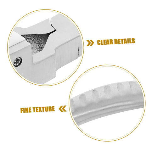 Close-up of Stainless Steel Eyeglasses Frame Bending Pliers Pro Grade Gear Optical Repair Tool For Quick And Precise Glasses Fixing Easy To Use