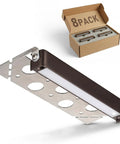 8 Pack 7 Inch LED Hardscape Lighting For Retaining Walls And Outdoor Steps Low Voltage Paver Lights with box packaging