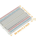 Six Color 170-Point Mini Breadboard Set With Six Boards Plus 400-Point And 830-Point Solderless Breadboards for prototyping