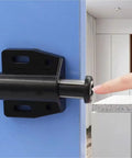 Push Latch Set 2 Pack for Cabinets and Wardrobes White Finish No-Fuss Push To Open Closers with Included Screws, push latch button