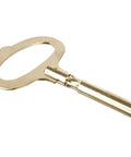 Pro Grade Clock Key Mainspring Winding Tool For Jewelers Size 1 French Pattern Nickel Plated Steel Key