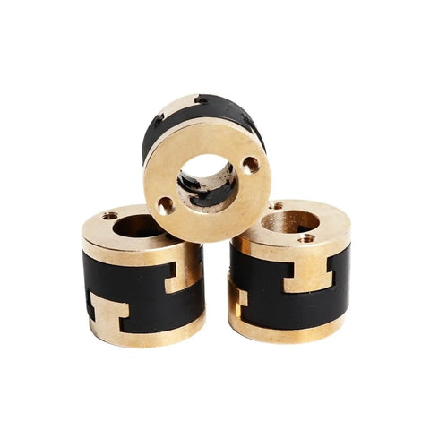 Premium Oldham Coupling For V-Core 3.1 And V-Core4 3D Printer Z Axis, 3-Pack Bi-Material Lead Screw Decoupler, front view