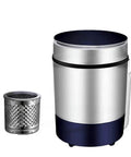 Mini Portable Washer With Bionic Hand Wash Motion, Built In Stainless Steel Leak Resistant Tub and filter, compact design.