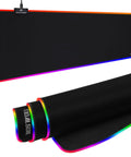 RGB Gaming Mouse Pad Oversized 31.5 By 11.8 Inches With 12 Light Modes Non Slip Rubber Base for PC Gaming and Office