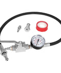 Ford 6.0L 7.3L Powerstroke Diesel High Pressure Oil System IPR Air Test Tool Kit with gauge, hose, and fittings