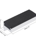 Rock Solid Magnetic Vise Jaws With Grippy Rubber Pads For Dead Tight Clamping On 3 Inch Bench Vises showing 3 inch rubber pad details.