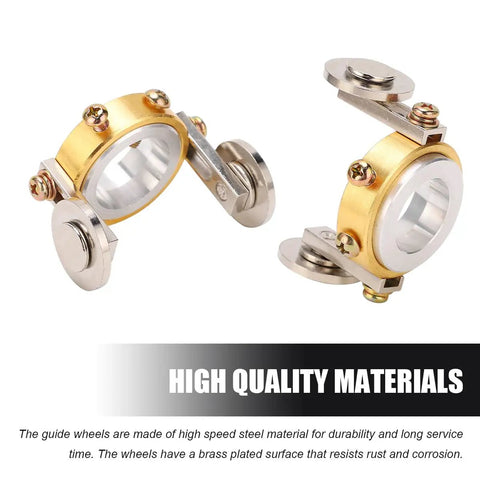 PT 31 Roller Guide For Plasma Cutters With Double Wheel Spacing Circle Compass Stand Off And Wheel Spacer Pro Grade High Speed Steel shown