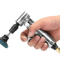 Industrial Grade Pneumatic Die Grinder With 90 Degree Bend For Air Powered Metalworking And Wood Deburring 2 Inch Grinding Disc